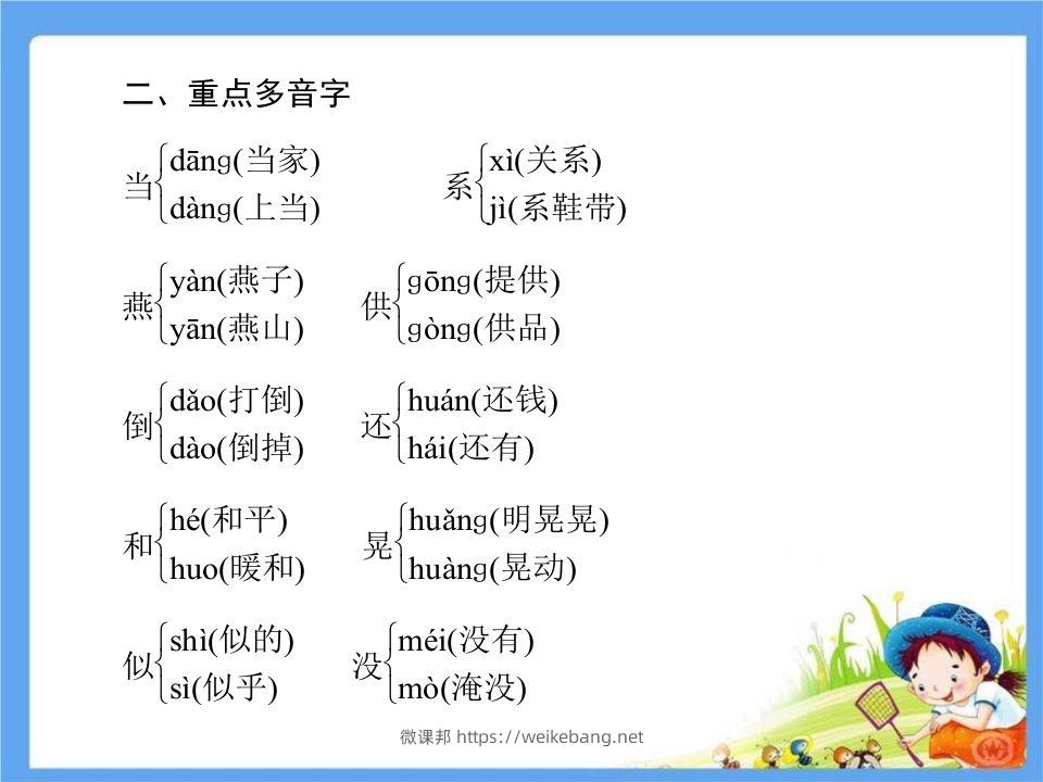 图片[3]-五年级语文下册第1单元考点小结（部编版）-微课邦