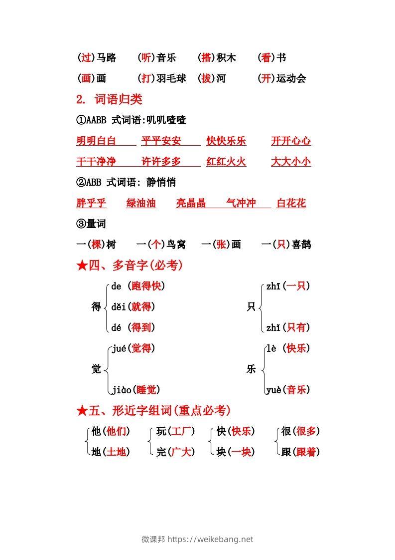 图片[2]-一下语文第三单元10个必备知识点-微课邦